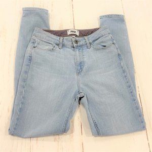 PAIGE Hoxton Ankle Skinny Jeans Super Light Wash Stretch Denim Pants Size 26
